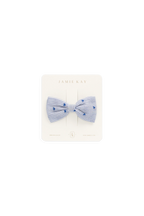 Organic Cotton Desiree Bow - Mon Amour Stripe Indigo