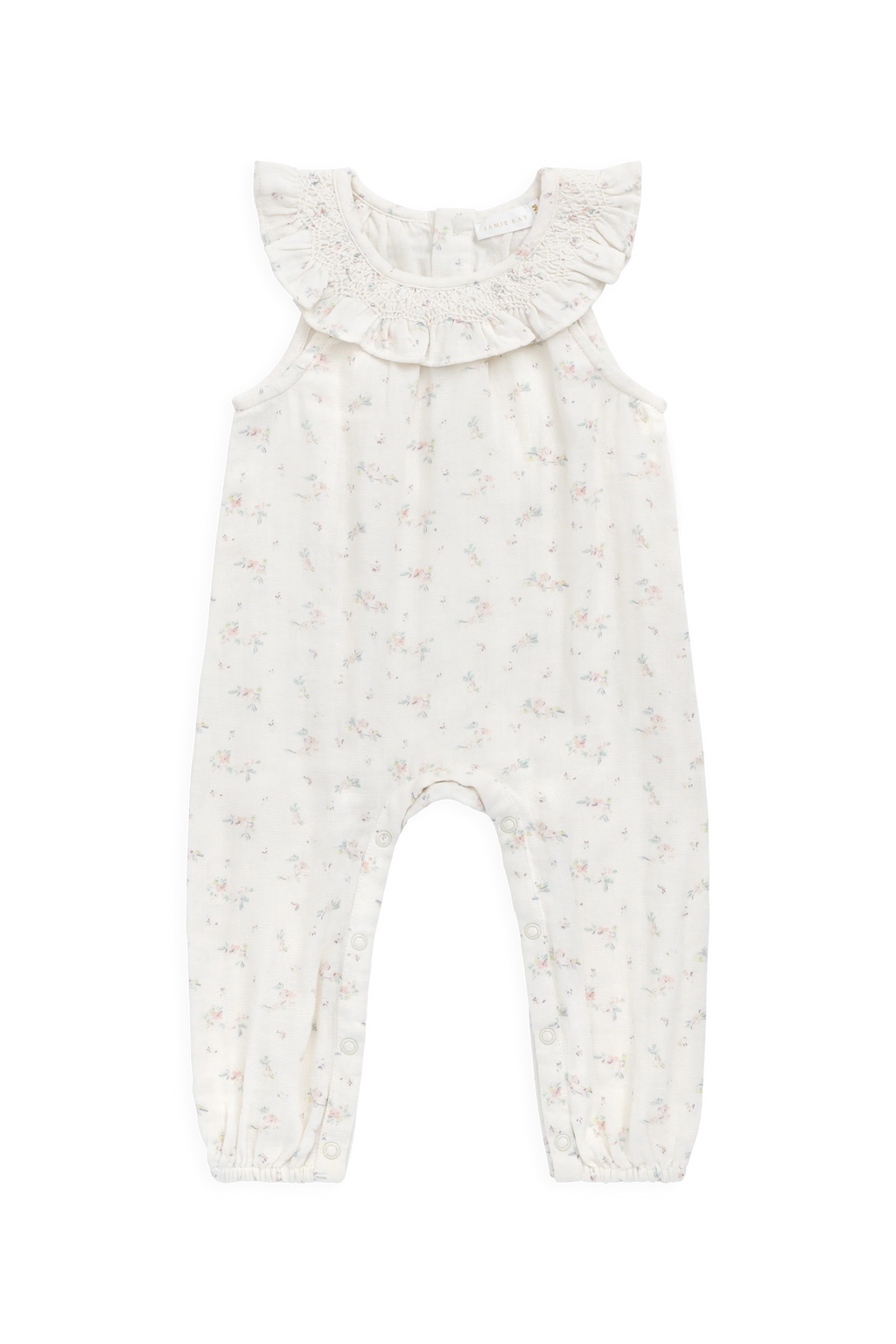 Organic Cotton Muslin Kodi Playsuit - Solange Snow