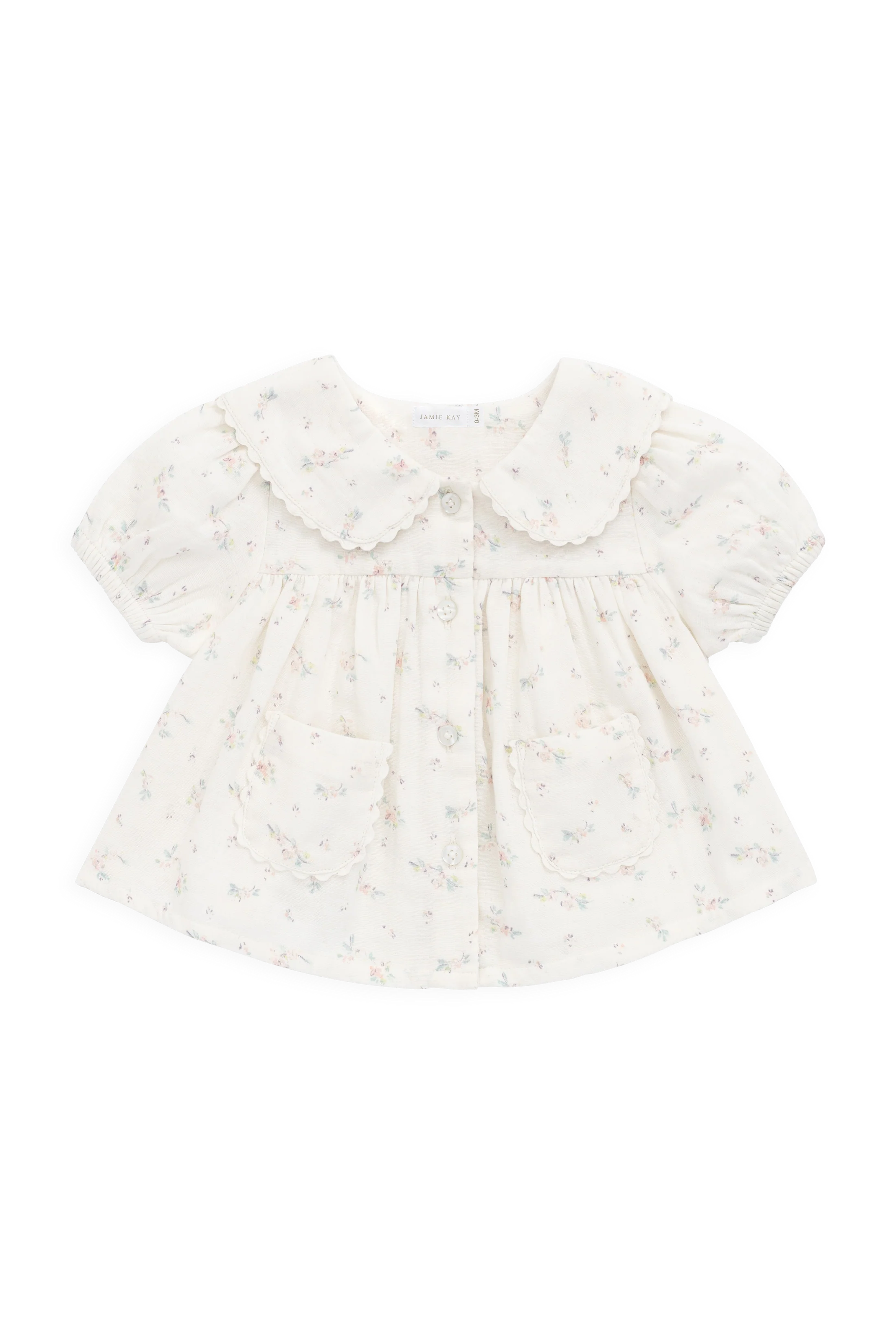Organic Cotton Muslin Kodi Top and Bloomers - Solange Snow