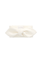 Organic Cotton Pointelle Headband - Parchment