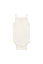 Organic Cotton Pointelle Singletsuit - Parchment