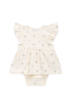 Organic Cotton Rib Elianna Playsuit - Emma Whisper