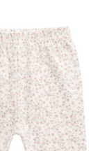 Organic Cotton Everyday Legging- Posy Milk