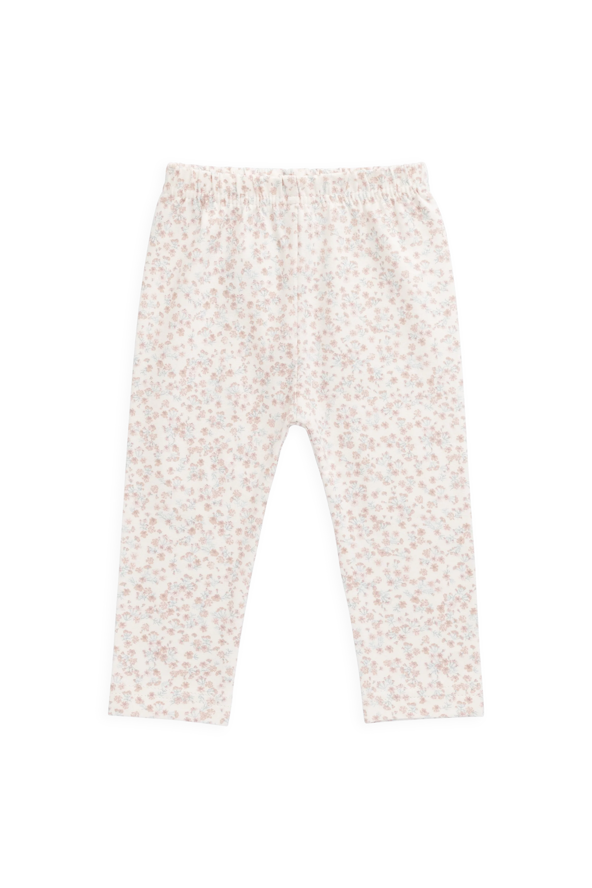Organic Cotton Everyday Legging- Posy Milk