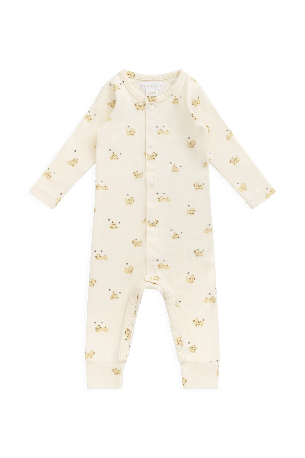 Organic Cotton Trey Onepiece- Playful Honey
