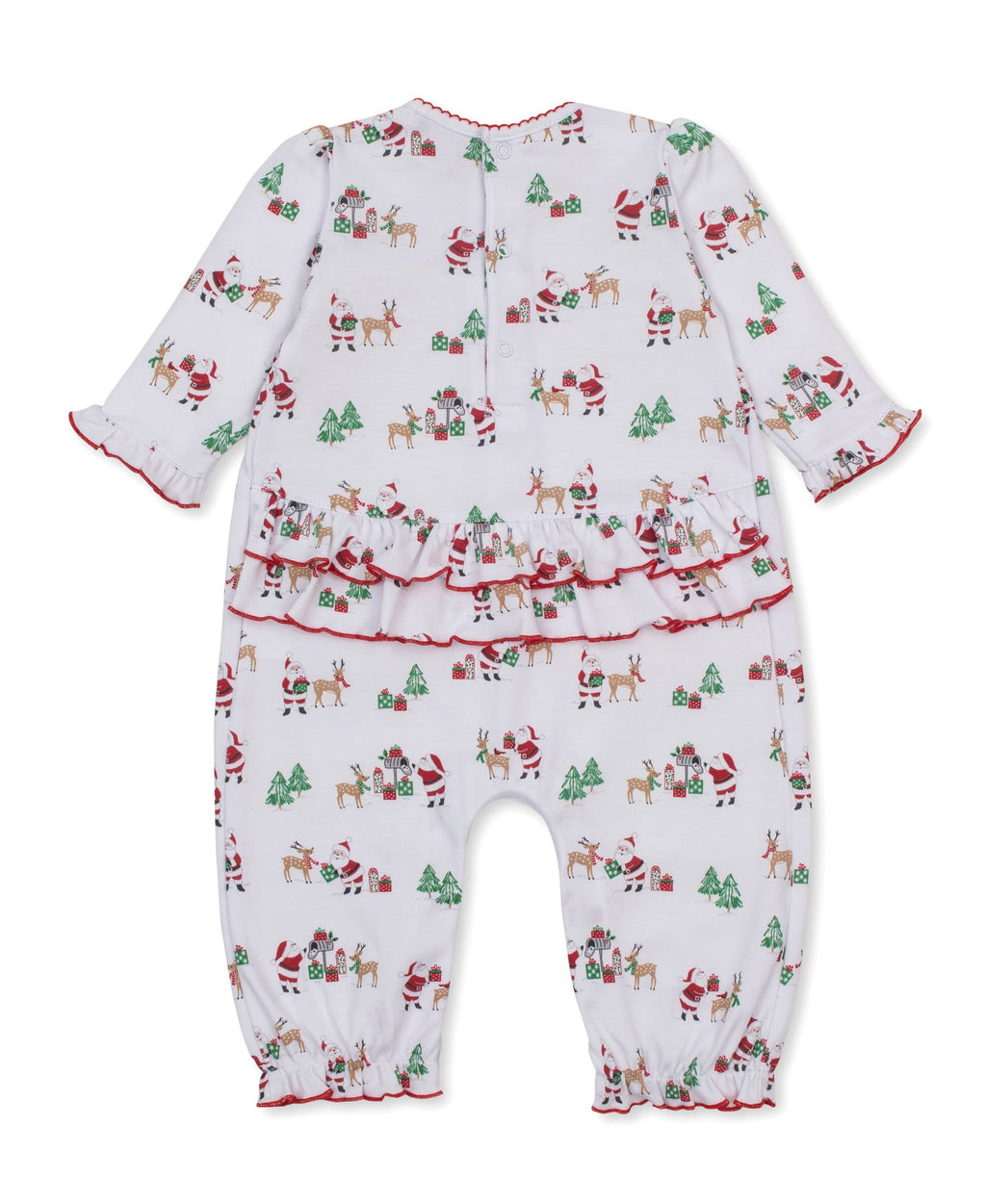 North Pole Reindeer Ruffle Playsuit