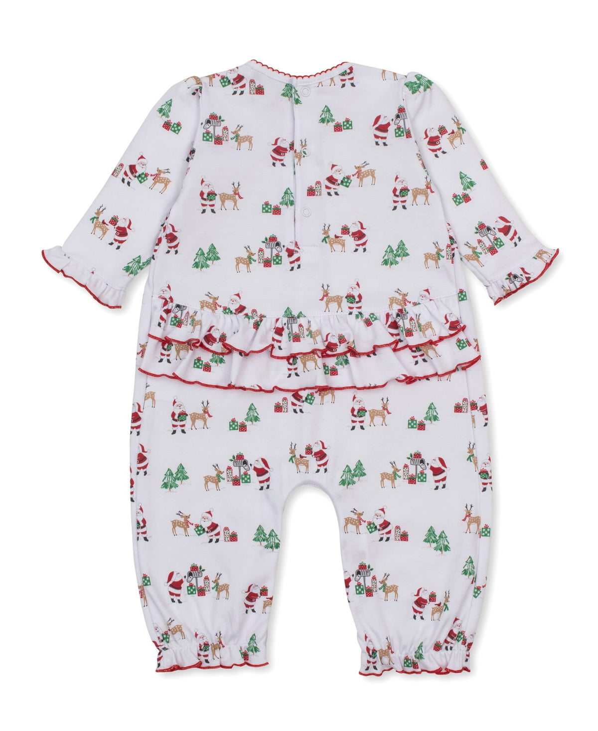 North Pole Reindeer Ruffle Playsuit