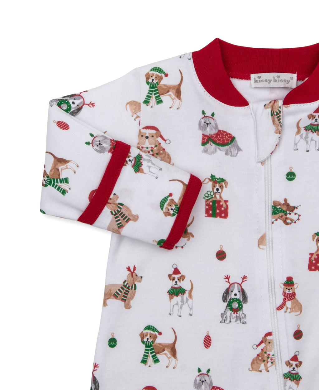 Santa's Merry Pups Footie