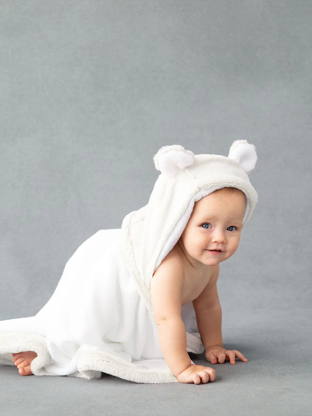Luxe Hooded Towel- Cream