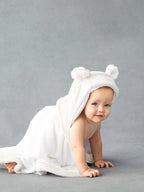 Luxe Hooded Towel- Cream