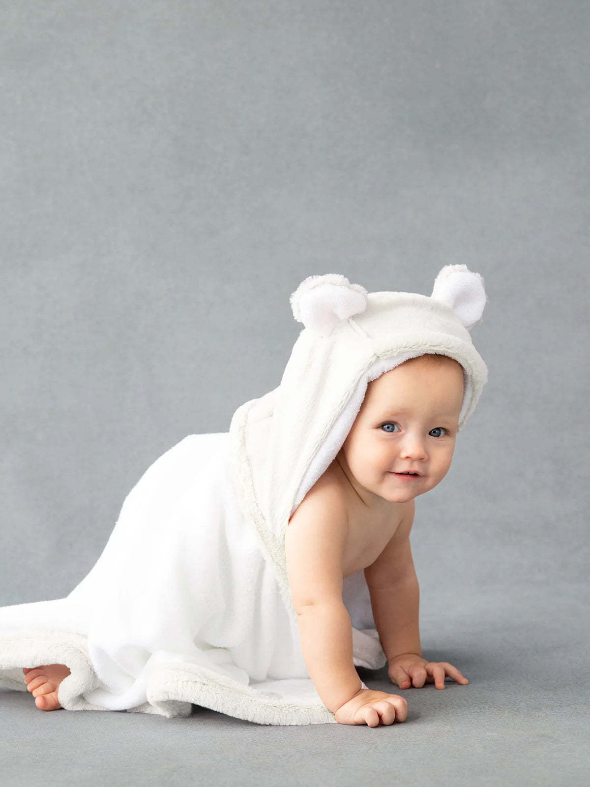 Luxe Hooded Towel- Cream