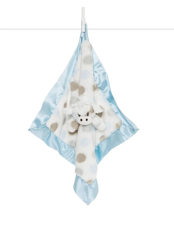 Little G Ultra Plush Mini Blanky Lovey and Security Blanket- Blue