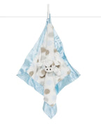 Little G Ultra Plush Mini Blanky Lovey and Security Blanket- Blue
