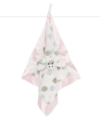 Little G Ultra Plush Mini Blanky Lovey and Security Blanket- Pink