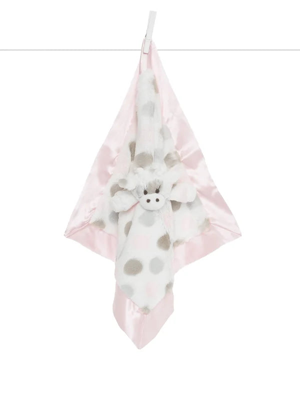 Little G Ultra Plush Mini Blanky Lovey and Security Blanket- Pink