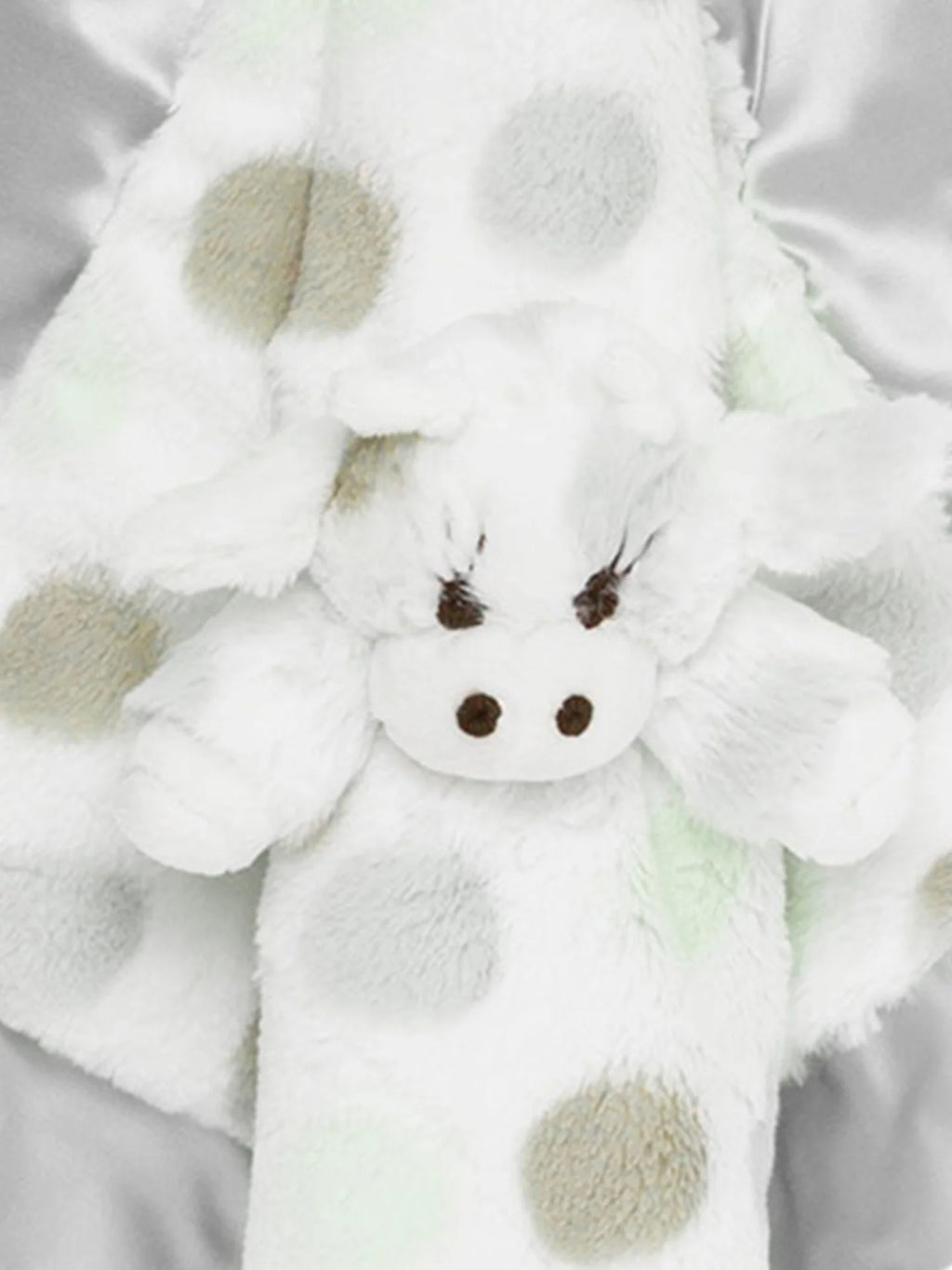 Little G Ultra Plush Mini Blanky Lovey and Security Blanket- Silver