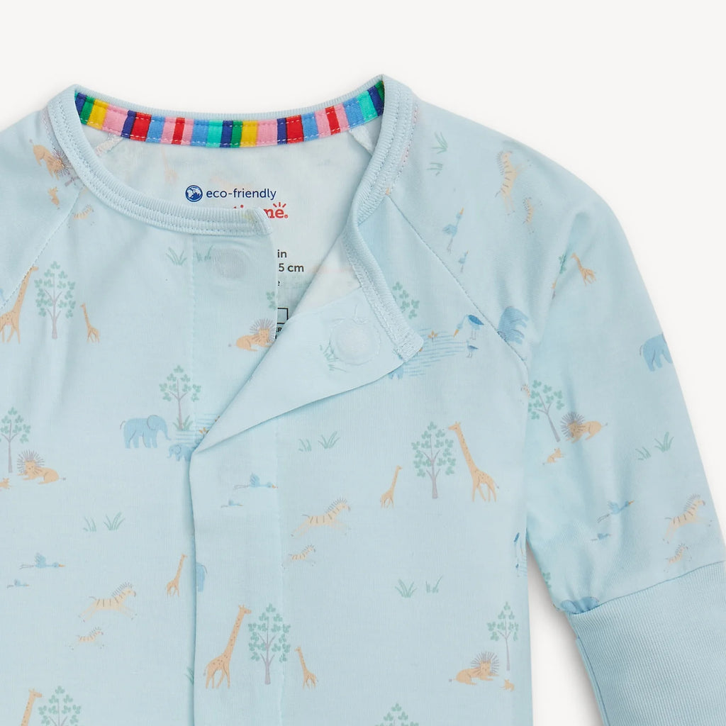 Serene Safari Blue Magnetic Convertible Coverall