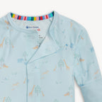 Serene Safari Blue Magnetic Convertible Coverall