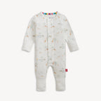Serene Safari White Magnetic Convertible Coverall
