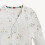 Serene Safari White Magnetic Convertible Coverall