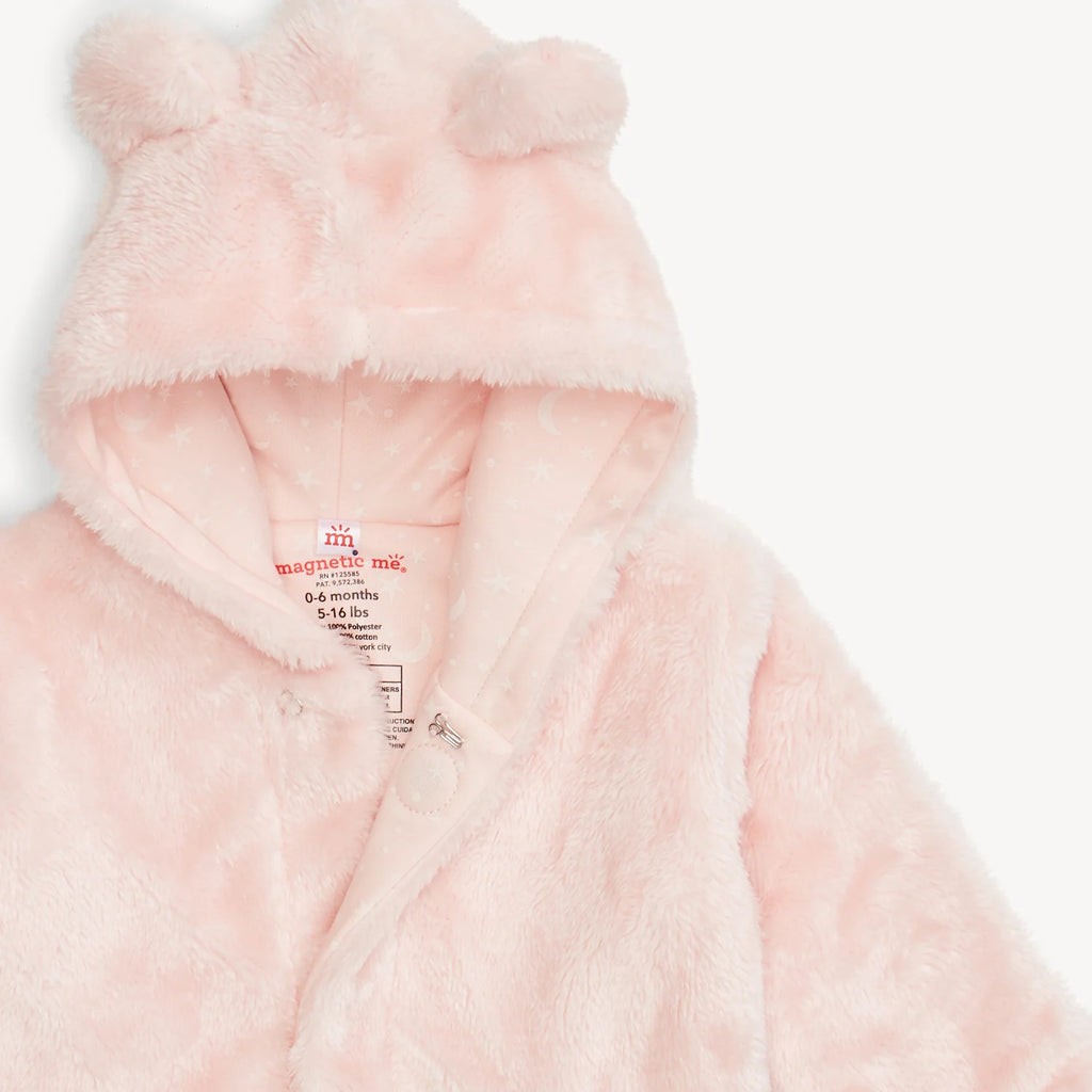 Pink Blossom Minky Magnetic Jacket