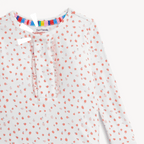 Apple Blossom Modal Ruffle Long Sleeve PJ