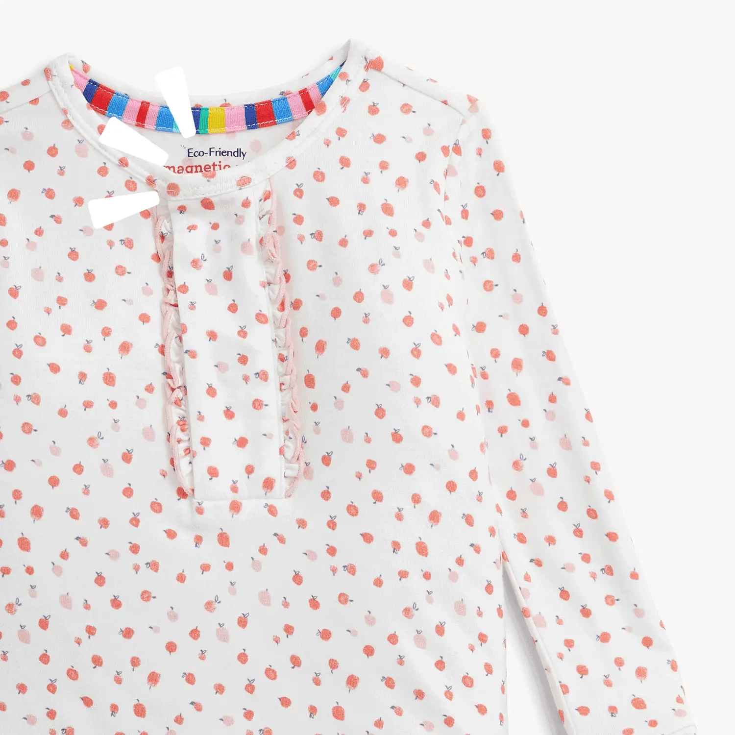 Apple Blossom Modal Ruffle Long Sleeve PJ