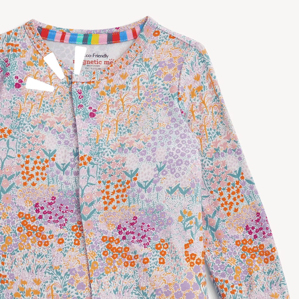 Arabella Floral Modal Footie
