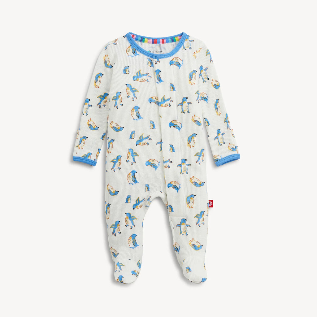 Penguin Pop Waffle Footie
