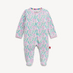 Mistle Bow Waffle Footie