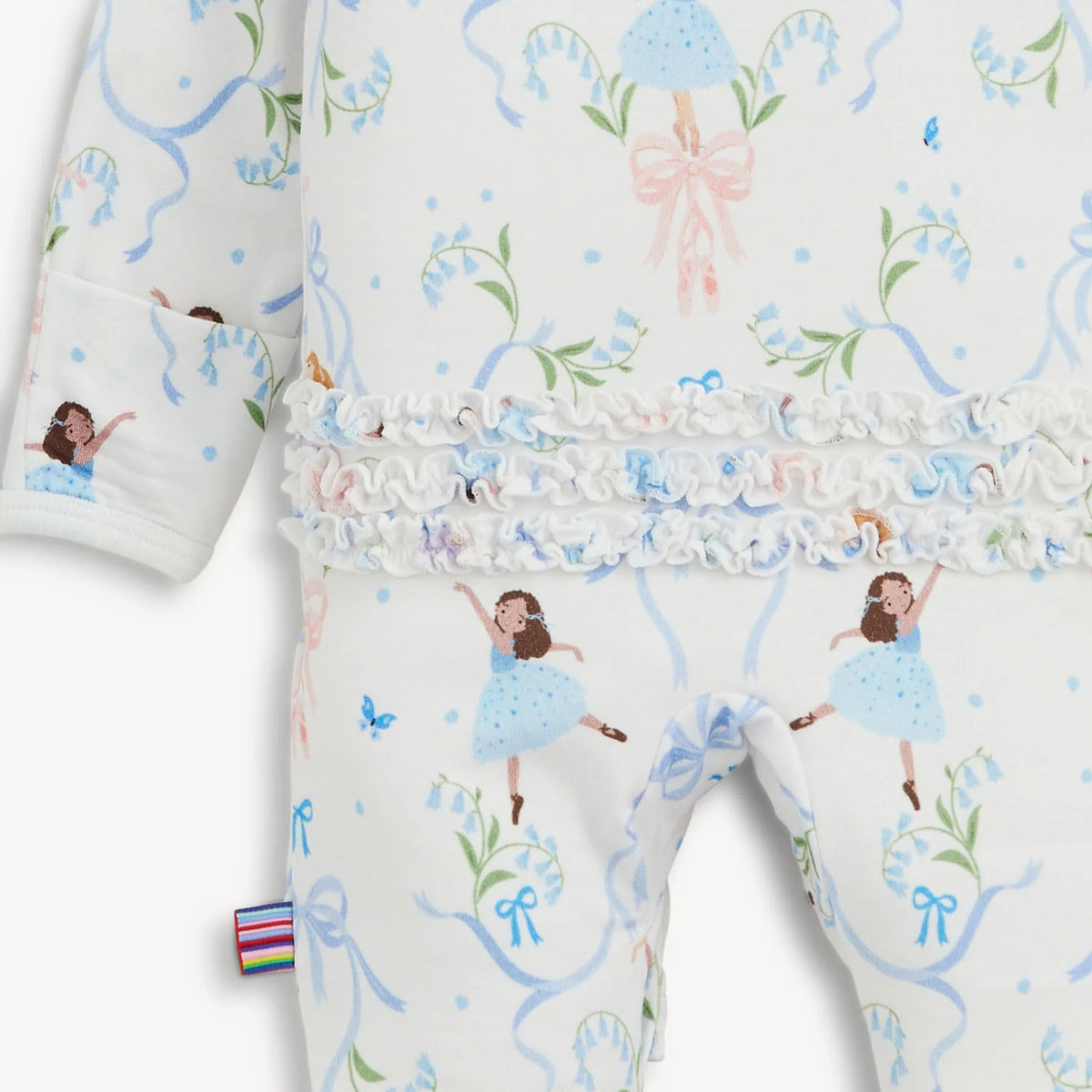 It Takes Tutu Modal Ruffle Footie