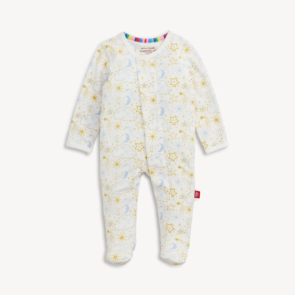 Star Signs Blue Modal Footie