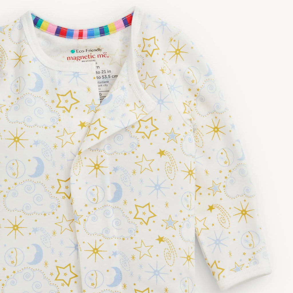 Star Signs Blue Modal Footie