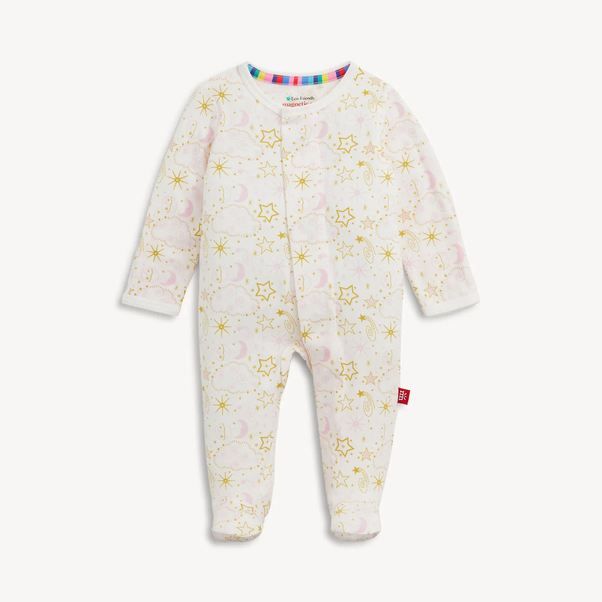 Star Signs Pink Modal Footie