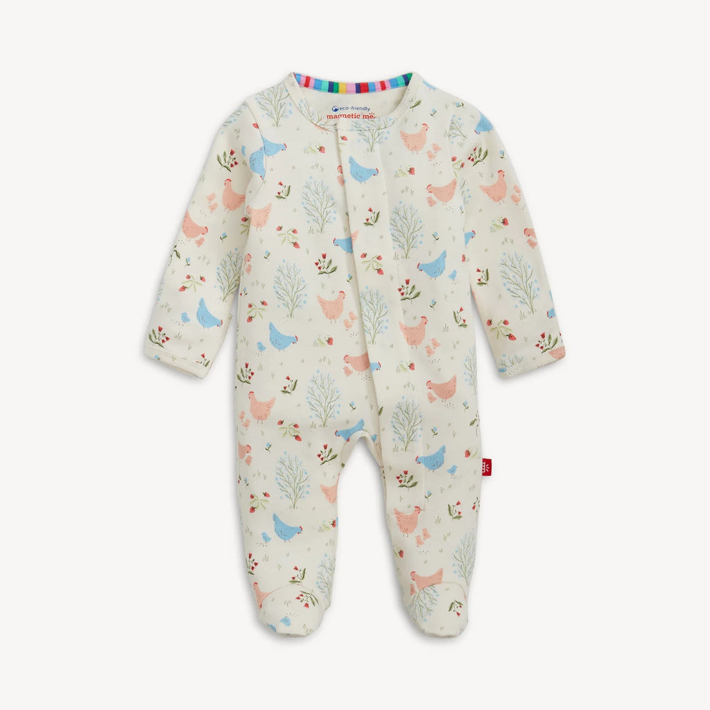 Chicken Tender Organic Cotton Magnetic Footie