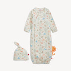 Chicken Tender Organic Cotton Magnetic Gown + Hat