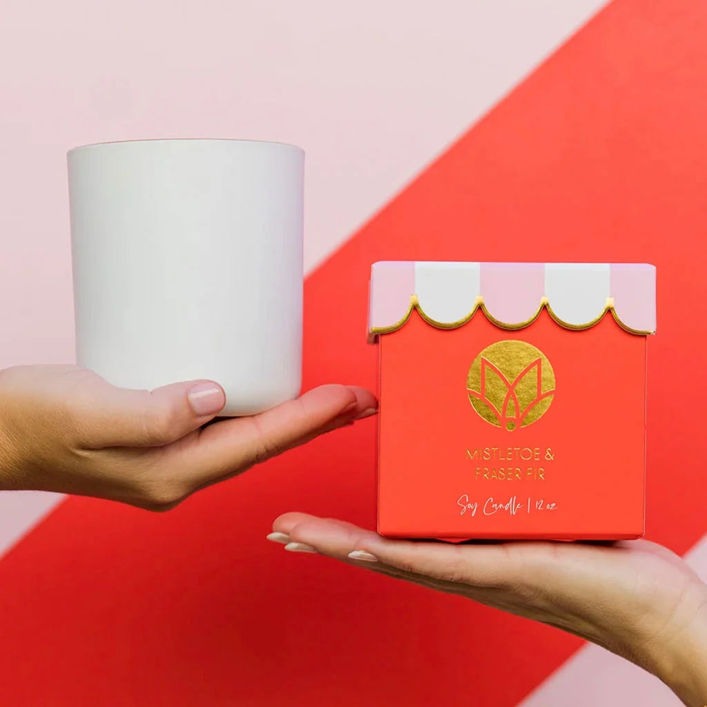 Mistletoe and Fraser Fir Candle
