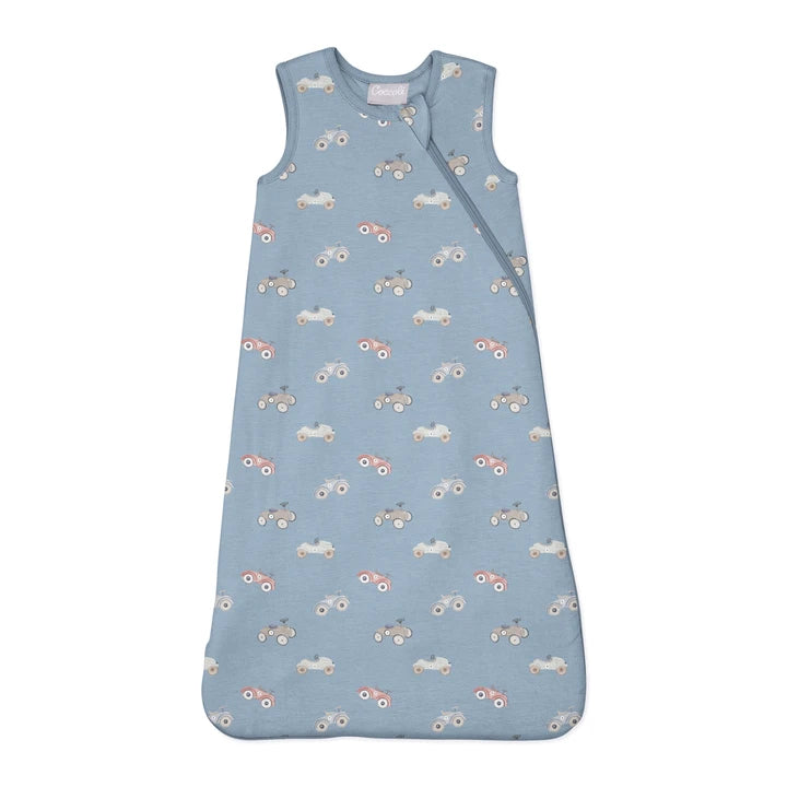 Cars on Steel Blue Modal 1.5 TOGS Sleepsack