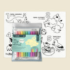 My First Counting Coloring and Doodle Mat