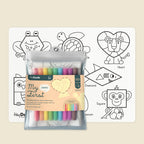 My First Shapes Coloring and Doodle Mat