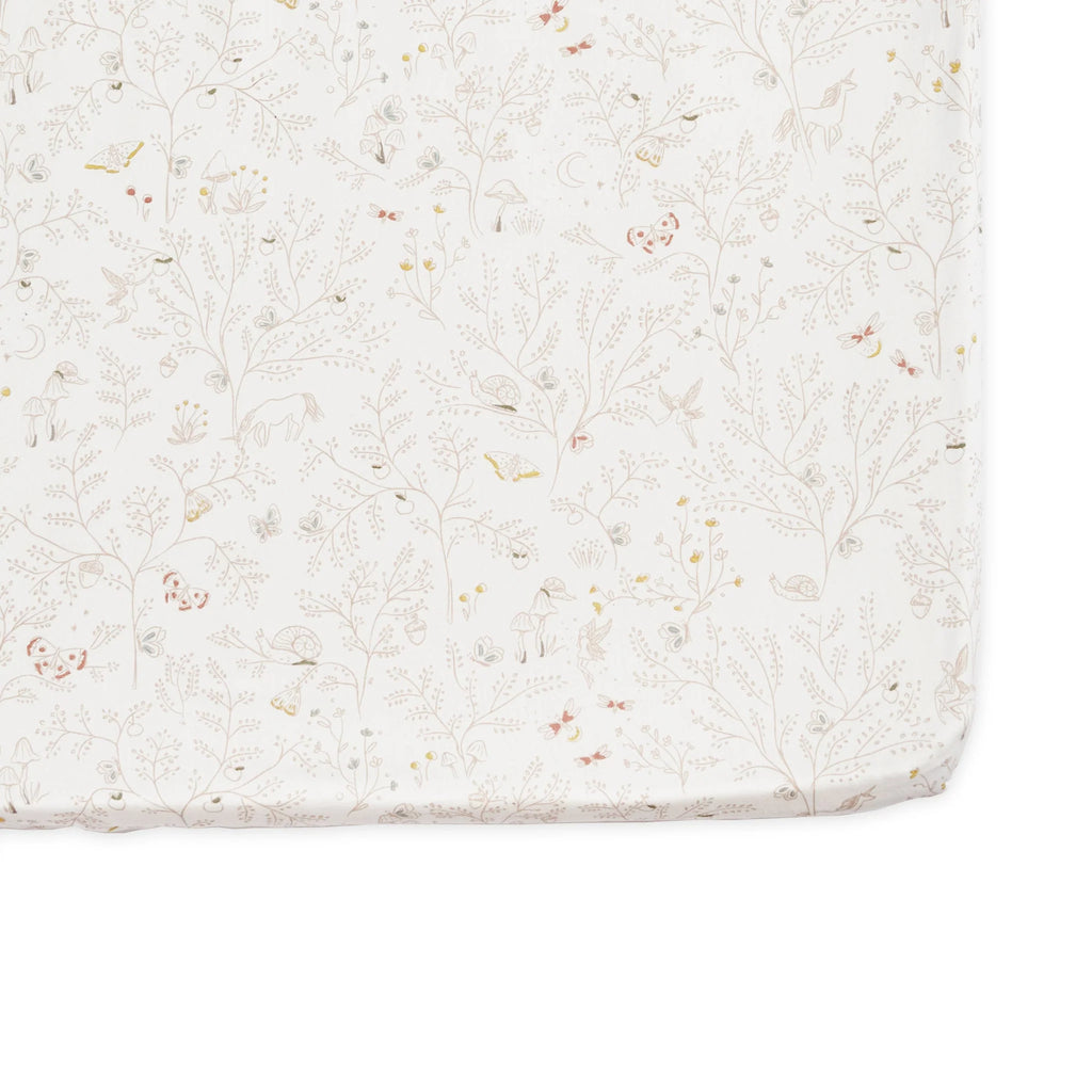 Crib Sheet- Secret Garden