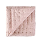 Quilted Chambray Blanket- Secret Garden