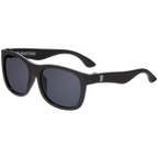 Classic Navigator Sunglasses in Jet Black, Ages 0-2