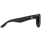 Classic Navigator Sunglasses in Jet Black, Ages 0-2