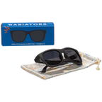 Classic Navigator Sunglasses in Jet Black, Ages 0-2