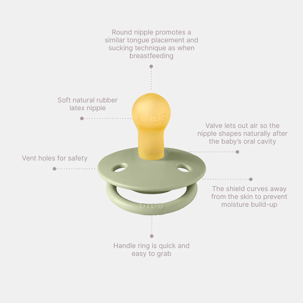 De Lux 2 Pack Glow Pacifiers- Silicone