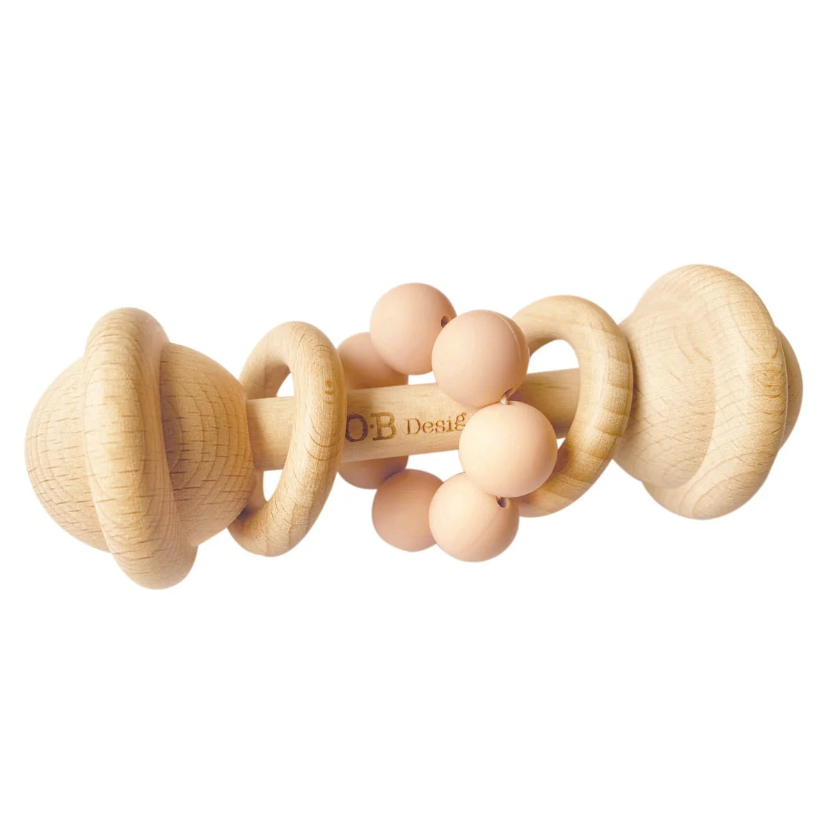 Peach Eco-Friendly Rattle