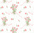 Pink Posies Flutter Sleeve Bubble