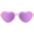 Polarized Heart Sunglasses in Frosted Pink, Ages 0-2