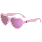 Polarized Heart Sunglasses in Frosted Pink, Ages 0-2